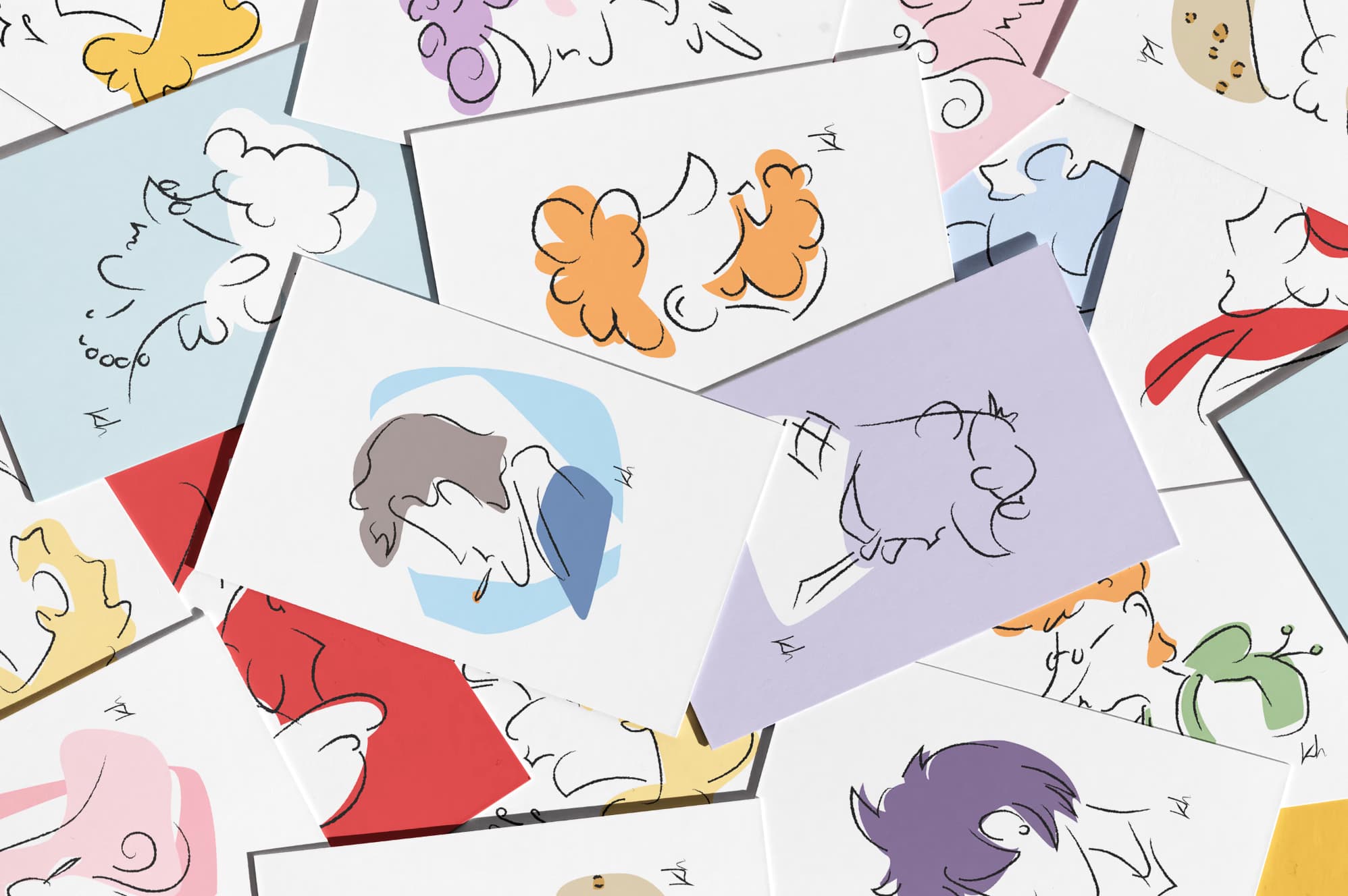 Family's Greetings print design showcase