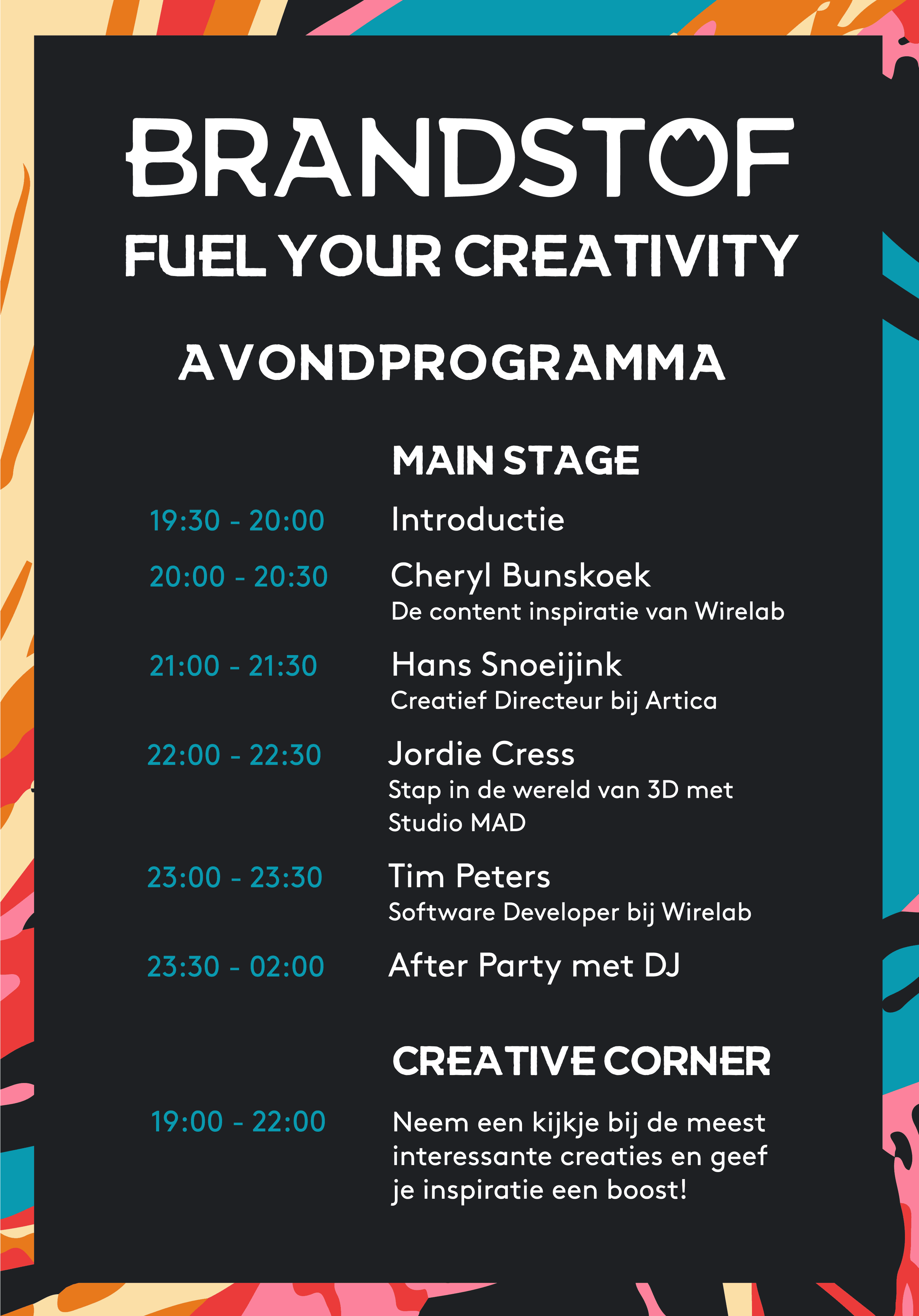 Brandstof color palette and typography