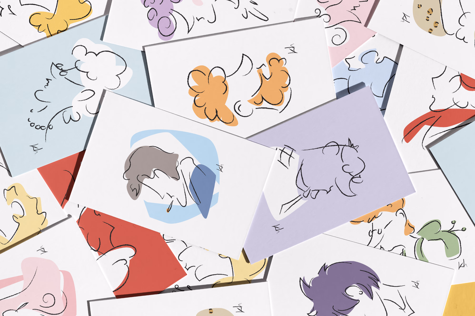 Family's Greetings print design showcase